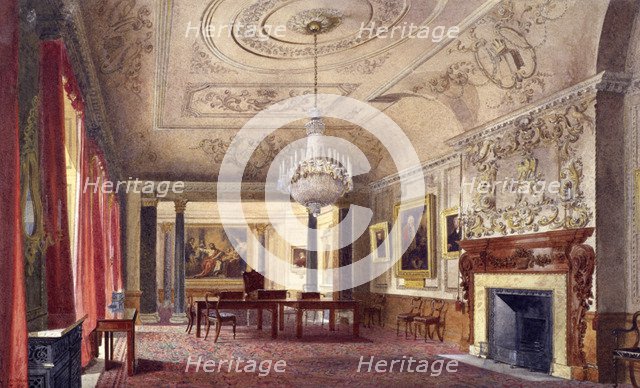 Interior of Stationers' Hall, London, 1890.  Artist: John Crowther