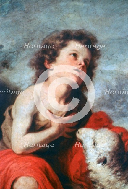 'St John the Baptist as a Child', c1665. Artist: Bartolomé Esteban Murillo 