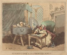 Resurrection, or The Frighted Nurse, 1784. Creator: Thomas Rowlandson.