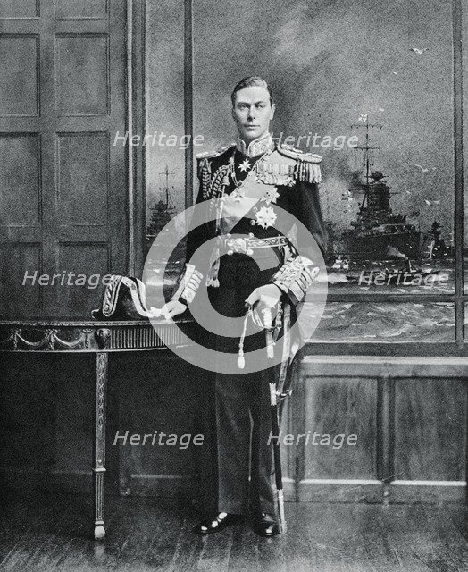 George VI, Admiral of the Fleet in the Royal Navy, 1936. Artist: Unknown