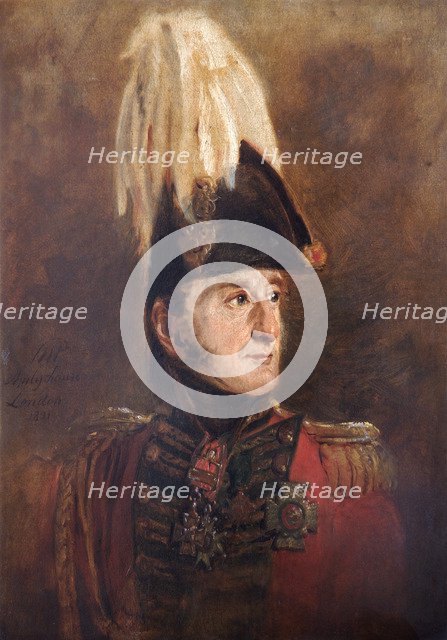 Portrait of General Lord Edward Somerset, British soldier, 1821. Artist: Jan Willem Pieneman.