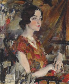 Portrait of Kate, 1926. Creator: Feshin (Fechin), Nicolai Ivanovich (1881-1955).