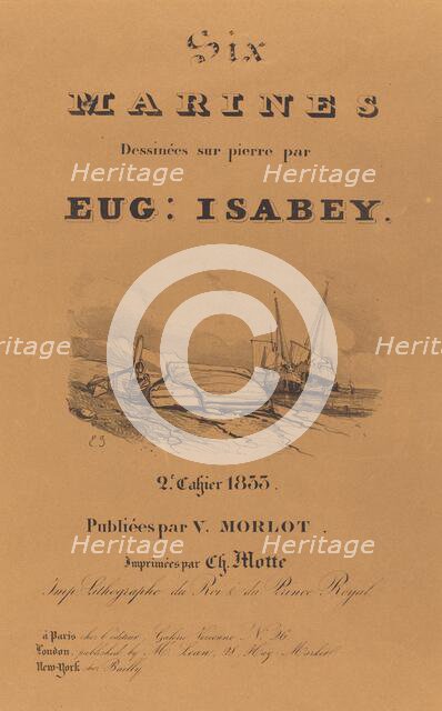 Six marines, 1833. Creator: Eugene Isabey.