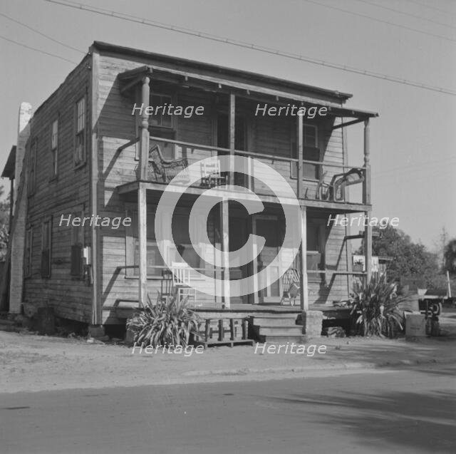 Home in the Negro section, Daytona Beach, Florida, 1943. Creator: Gordon Parks.