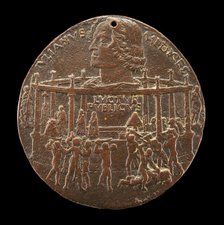 The Murder of Giuliano I de' Medici (The Pazzi Consiracy Medal) [reverse], 1478. Creator: Bertoldo di Giovanni.