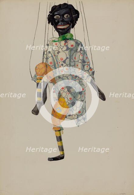 Marionette - "Topsy", c. 1936. Creator: Joseph Shapiro.