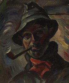 Self-Portrait, 1920. Creator: Ilmari Aalto.