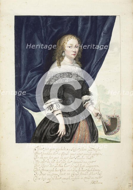 Self-portrait, 1661. Creator: Gesina ter Borch.