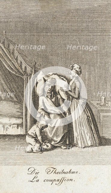 Illustration for 'Uprightness and Hypocrisy', 1793. Creator: Daniel Nikolaus Chodowiecki.