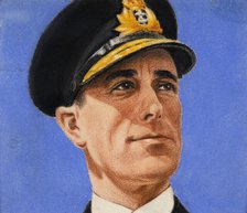 Admiral Lord Mountbatten,  c1943. Creators: William Timym, Central Office of Information.