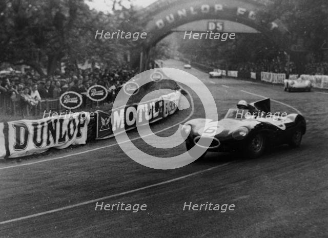 Jaguar D type, Bueb/Hawthorn 1955 Le Mans. Creator: Unknown.