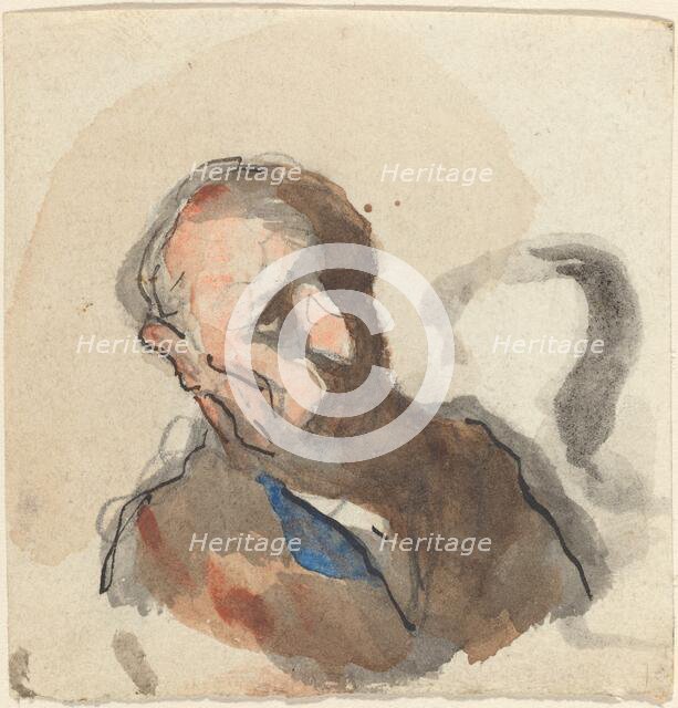 Head of a Man. Creator: Honore Daumier.