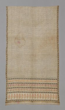 Fragment (From a Sari), India, early 18th century. Creator: Unknown.