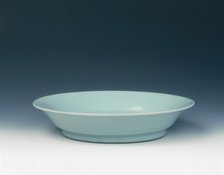 Ru type dish, Qianlong period, Qing dynasty, 1736-1795. Artist: Unknown