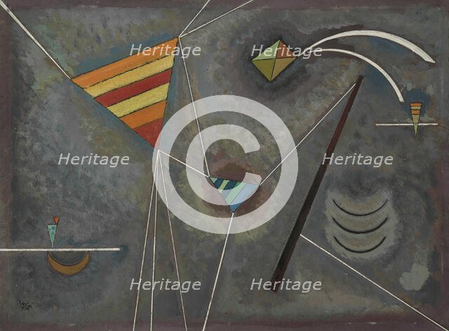 Weissgebunden (White-bound), 1929. Creator: Kandinsky, Wassily Vasilyevich (1866-1944).