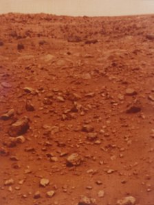 Martian planet surface, Viking 1 Mission to Mars, 1976. Creator: NASA.