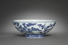 Bowl with Decoration of the "Three Friends", 1426-1435. Creator: Unknown.