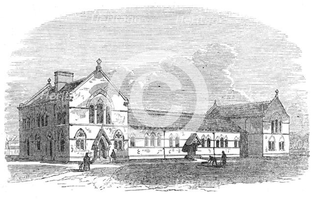 Rossall School Baths, Fleetwood, Lancashire, 1871. Creator: Unknown.