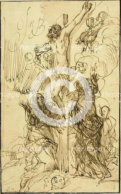 The Crucifixion, n.d. Creator: Jan Philipsz van Bouckhorst.