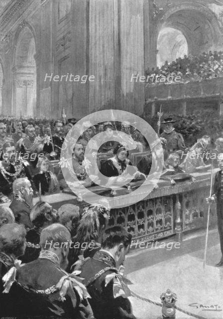 'The Thanksgiving Service for the Recovery of the Prince of Wales...1872', (1901).  Creator: Unknown.