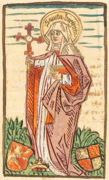 Saint Bridget, c. 1480/1490. Creator: Unknown.