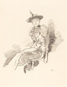 The Winged Hat, 1890. Creator: James Abbott McNeill Whistler.