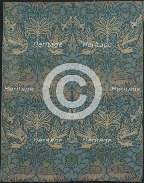 Peacock and Dragon, England, 1878 (produced 1878/1940). Creator: William Morris.