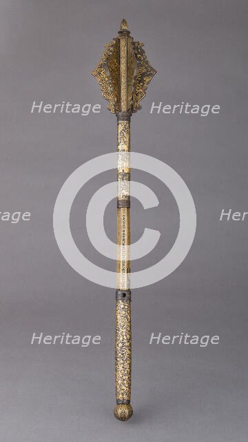 Mace Made for Henry II of France, French, ca. 1540. Creator: Diego de Caias.