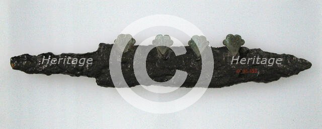 Scramasax (Short Broad Sword), Frankish, 7th century. Creator: Unknown.