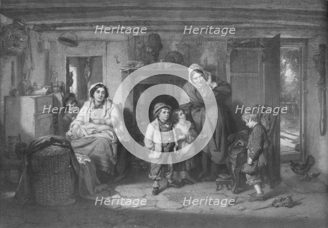 'The Mitherless Bairn', c1893, (1911). Artist: Thomas Faed.