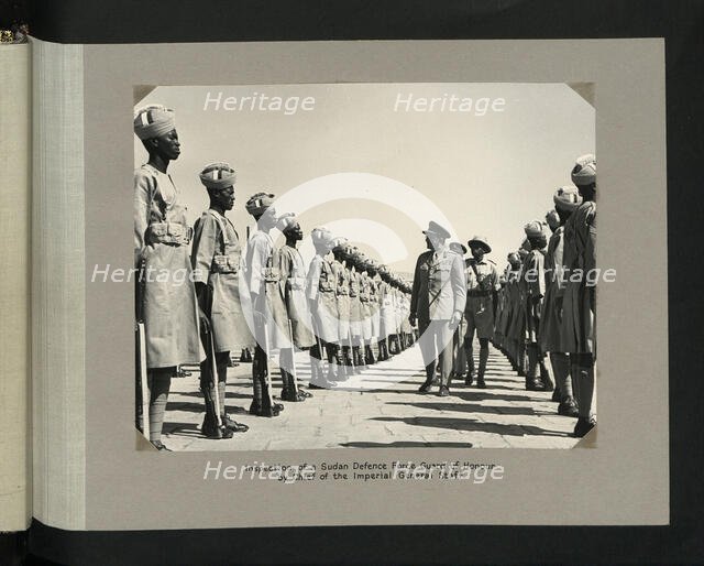 Inspection of a Sudan Defence Force Guard of Honour by Chief of the Imperial General Staff, 1964. Creators: Colonial Office, Unknown.