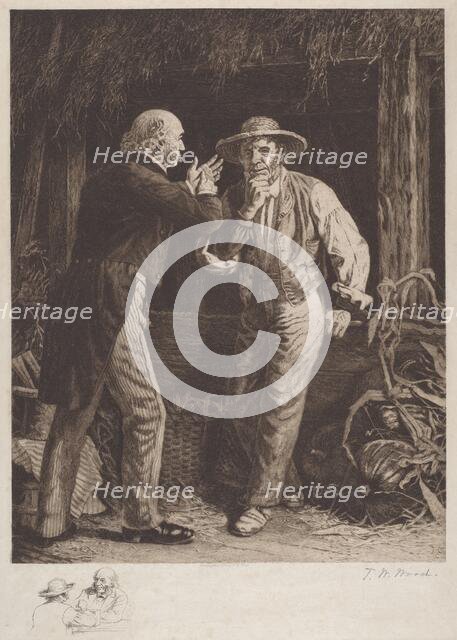 The Day Before the Election, 1887. Creator: Thomas Waterman Wood.