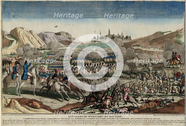 The Battle of Bautzen, 1813. Artist: Anonymous  