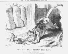 'The Cat that Killed the Rat', 1880.  Artist: Joseph Swain