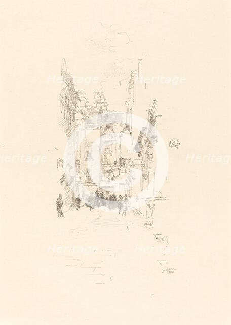 Little Court, Cloth Fair, 1887. Creator: James Abbott McNeill Whistler.