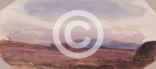 Landscape with Farm Buildings, c1840s. Creator: John Phillip.