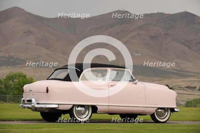Nash rolltop convertible Marilyn monroe 1951. Artist: Simon Clay.