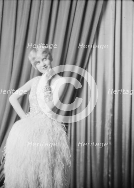 Taylor, Ruth Lee, Miss, portrait photograph, 1927 Creator: Arnold Genthe.