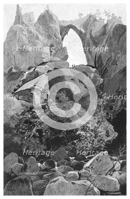 Carlotta Arch, Jenolan Caves, New South Wales, Australia, 1886.Artist: Frederic B Schell