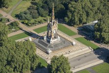 The Albert Memorial in Kensington Gardens, Kensington, London, 2021. Creator: Damian Grady.