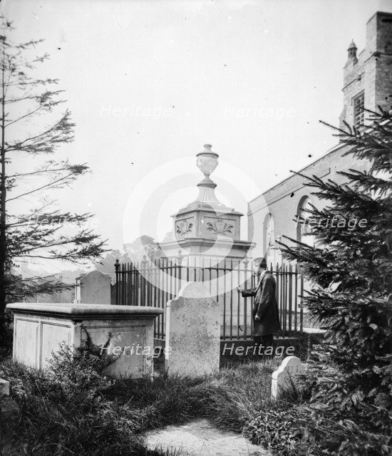 Hogarth's Tomb, Chiswick, London, c1860-c1922.  Artist: Henry Taunt