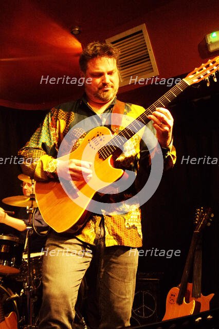 Nicolas Meier, Oxley-Meier Guitar Project, Verdict Jazz Club, Brighton, East Sussex, May 2023. Creator: Brian O'Connor.