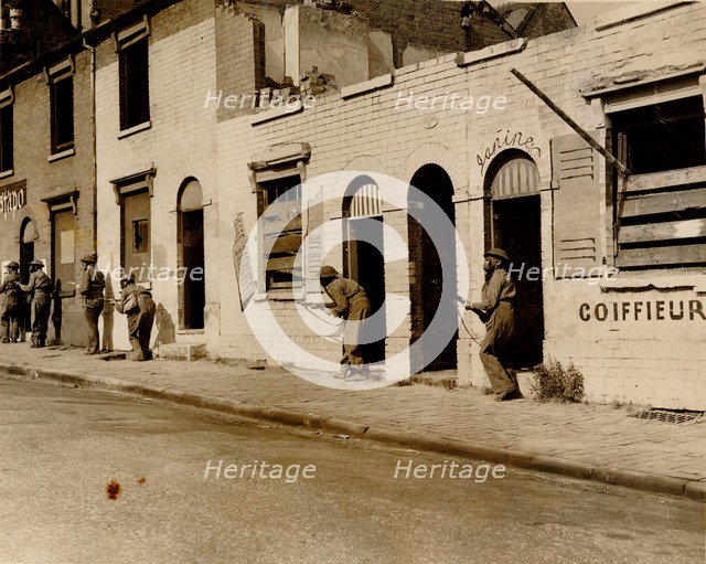 British Home Guard exercise, World War II, c1940-c1944. Artist: Unknown