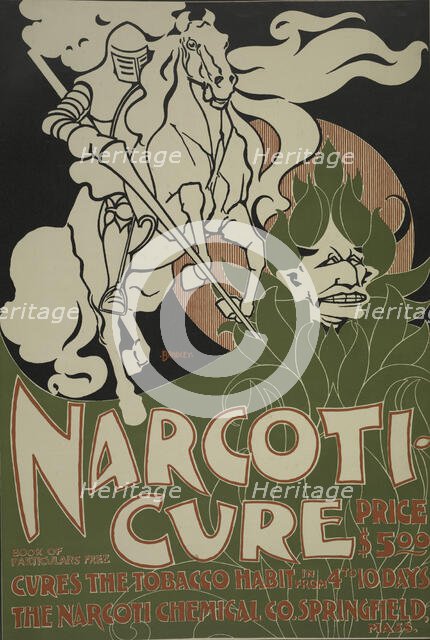 Narcoti-cure, c1895. Creator: William H Bradley.