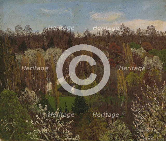 Spring Landscape, 1876. Creator: Fanny Churberg.