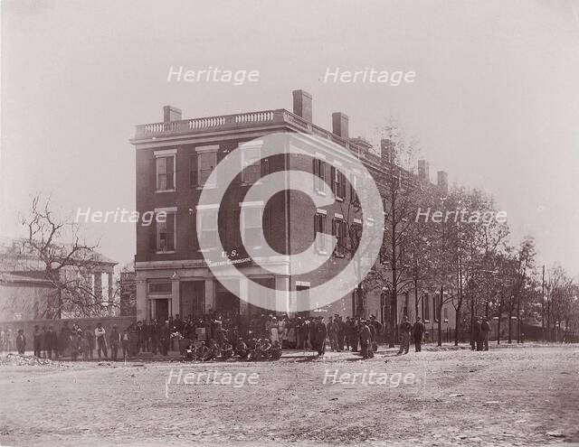 Sanitary Commission Headquarters, Richmond, Virginia, 1865. Creator: Alexander Gardner.