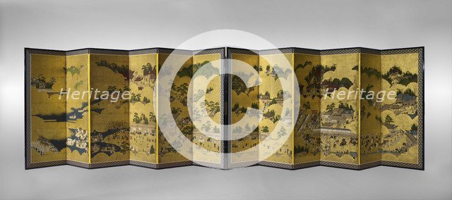 Hie Sanno Sairei-Zu, 17th century. Artist: Anonymous  