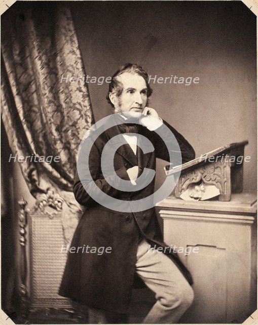 The chemist Justus von Liebig. Artist: Hanfstaengl, Franz (1804-1877)