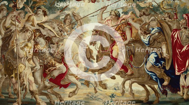 Caesar Defeats the Troops of Pompey from The Story Caesar and Cleopatra, Flanders, c. 1680. Creator: Gerard Peemans.