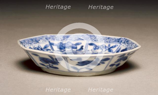 Saucer, c. 1690. Creator: Unknown.